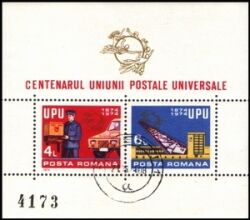 1974  100 Jahre Weltpostverein (UPU)