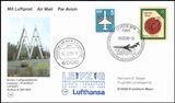 1990  Erster Luftpostdienst Leipzig - Frankfurt