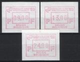 1989  Automatenmarken: Briefmarkenausstellung BENELUX `89