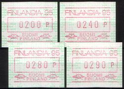 1994  Automatenmarken - Intern. Briefmarkenausstellung FINNLANDIA `95