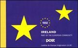 1992  Europischer Binnenmarkt - Markenheftchen