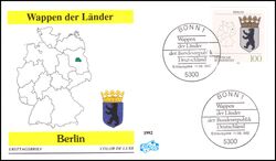 1992  Wappen der Lnder der BRD - Berlin