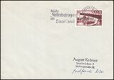1955  Einzelfrankatur auf Brief