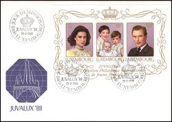 1988  Internationale Jugend-Briefmarkenausstellung JUVALUX `88