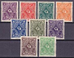 1922  Freimarken: Posthorn - einfarbig