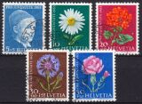 1963  "Pro Juventute": Wiesen- und Gartenblumen