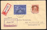 1947  Fernbrief Einschreiben - MiF