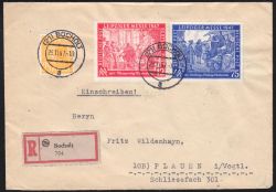 1947  Fernbrief Einschreiben - MiF