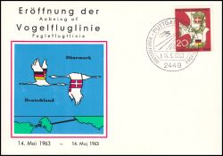 1963  Einweihung der Vogelfluglinie