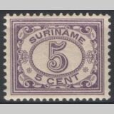 Surinam 1913  Freimarke  Ziffenzeichnung