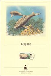 1988  Official Proof Edition WWF - Dugong (062)