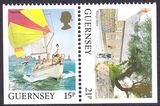 1991  Freimarken: Ansichten von Guernsey aus Markenheftchen