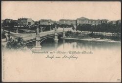 Frankreich - Straburg - Universitt mit Kaiser-Wilhelm-Brcke