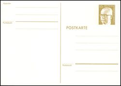 1973  Gustav Heinemann - Postkarte wei