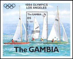 Gambia 1985  Medaillengewinner der Olympischen Spiele 1984
