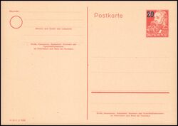 1952  Postkarte - Herabsetzung des Auslandsportos