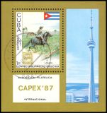 Cuba 1987  Intern. Briefmarkenausstellung "Capex...