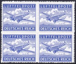 1942  Zulassungsmarke fr Luftfeldpostbriefe