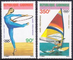 Gabun 1983  Olympische Sommerspiele in Los Angeles