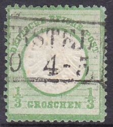 1872  Freimarke: Adler mit groem Brustschild