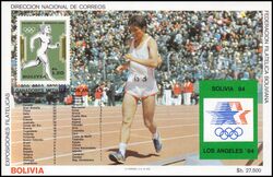 Bolivien 1985  Sieger der Olympischen Sommerspiele 1984