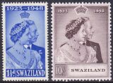 Swaziland 1948  Silberhochzeit des Königspaares