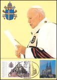 1987  Maximumkarte - Besuch von Papst Johannes Paul II.