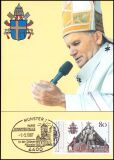 1987  Maximumkarte - Besuch von Papst Johannes Paul II.