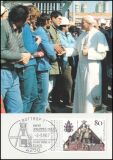 1987  Maximumkarte - Besuch von Papst Johannes Paul II.