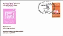 1972  Briefmarken werben fr Mnchen 1972 - Lneburg
