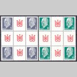 1962  Freimarken: Walter Ulbricht  Hz 10/11