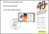 1989  40 Jahre Bundesrepublik Deutschland