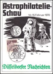 1970  Astrophilatelie-Schau in Dsseldorf