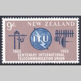 Neuseeland 1965  100 Jahre Internationale Fernmeldeunion...