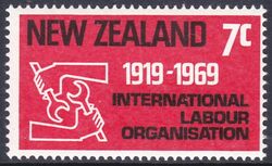 Neuseeland 1969  50 Jahre Intern. Arbeitsorganisation (ILO)
