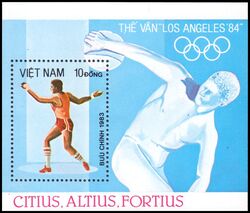 Vietnam 1983  Olympische Sommerspiele 1984 in Los Angeles