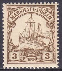 Marshall-Inseln - 1901  Freimarke: Kaiseryacht